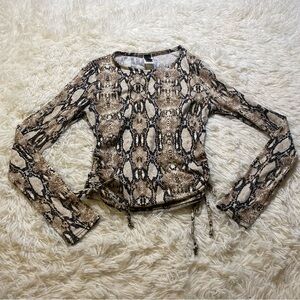 Windsor snake print top